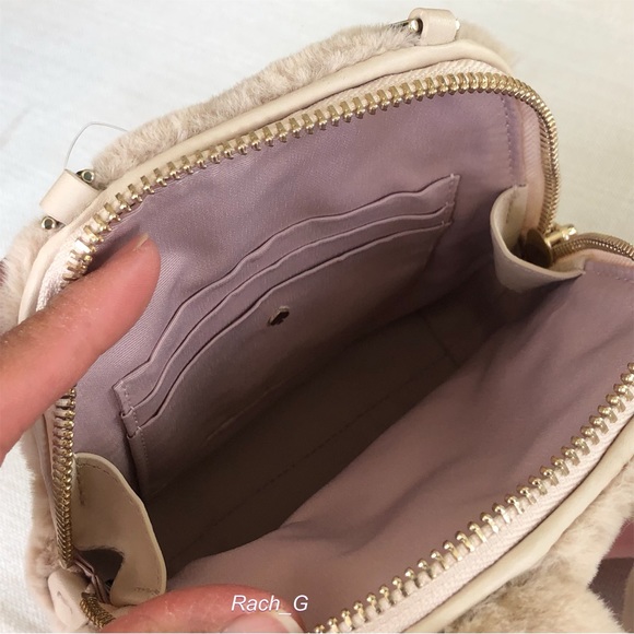 Kate Spade Bunbun Faux Fur 3D Bunny Rabbit Crossbody - Picture 7 of 12